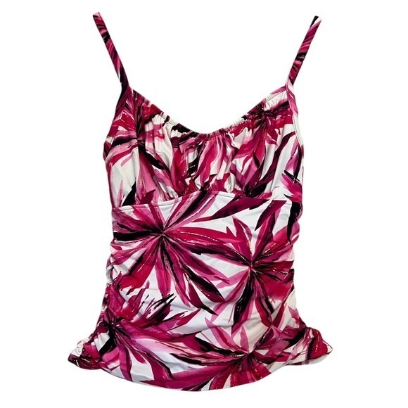 Miraclesuit Other - Miraclesuit Tankini Top Floral Palms Size 10